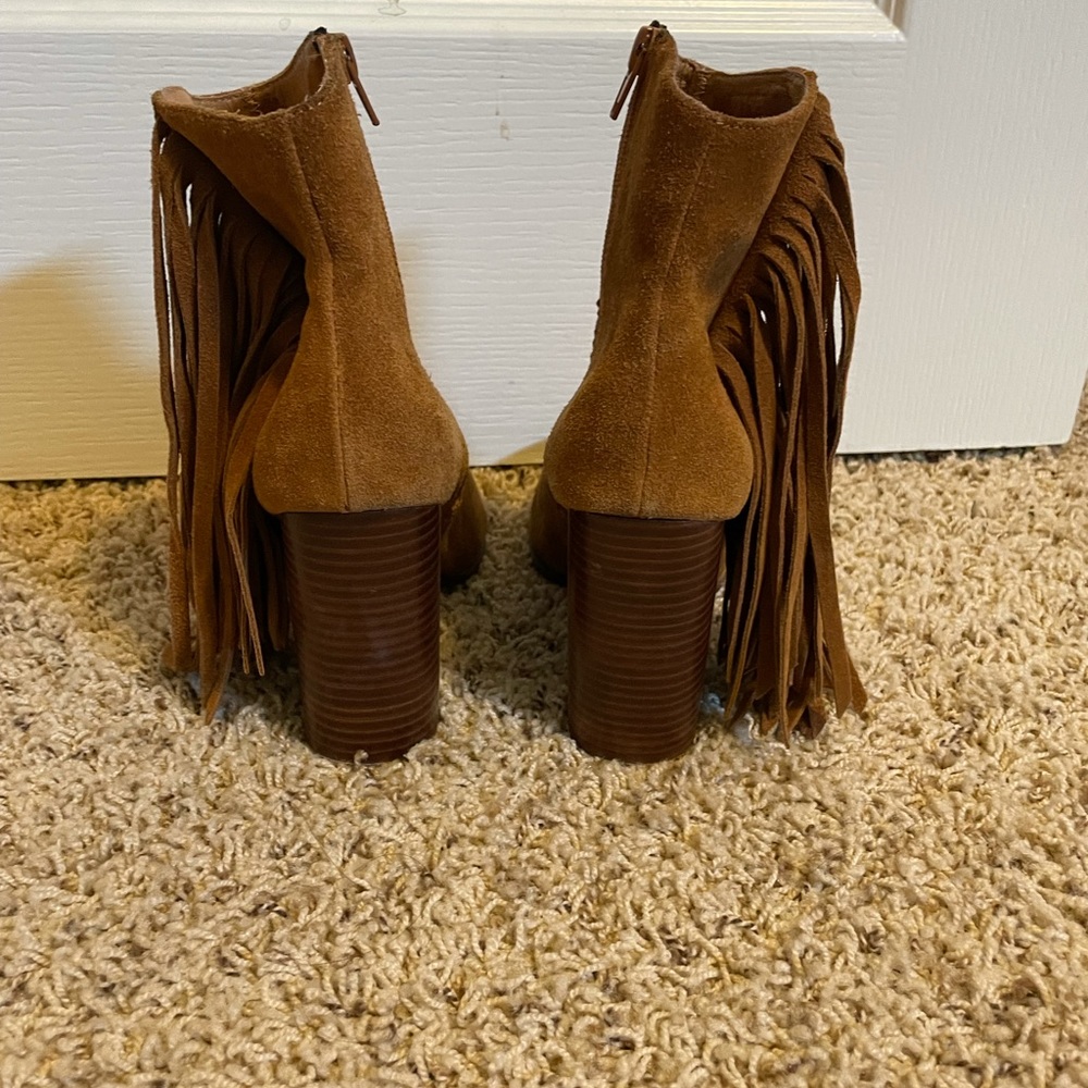 Jeffrey Campbell Prance Fringe Suede Bootie - Picture 8 of 10